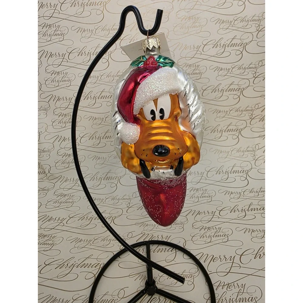 1998 Christopher Radko Disney Pluto Stocking 98-DIS-07 Ornament 7